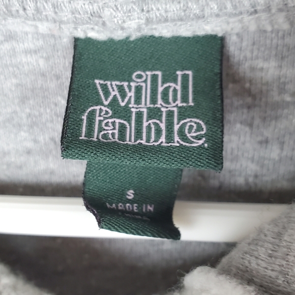 Wild Fable Gray Size S Sweatshirt Lightweight Hoodie - Picture 8 of 9